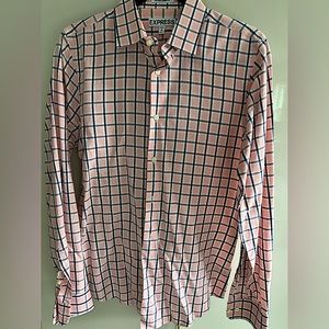 Express slim fit cotton shirt-M